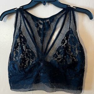 Adore Me lace and mesh bralette